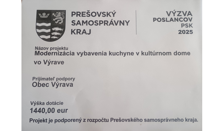 Dotácia od PSK