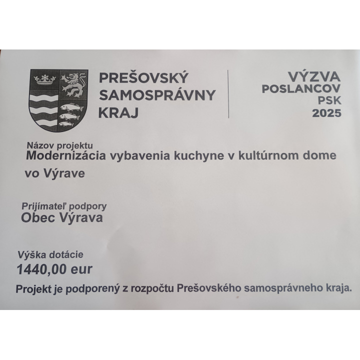 Dotácia od PSK